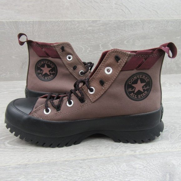 Converse Chuck Taylor All Star Lugged 2.0 HI Womens Size 9 Bordeaux NEW - Picture 4 of 15